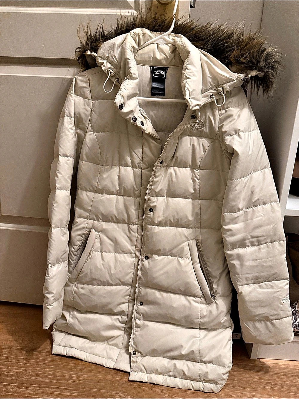 The North Face Women's Arctic Parka Hooded Puffer White